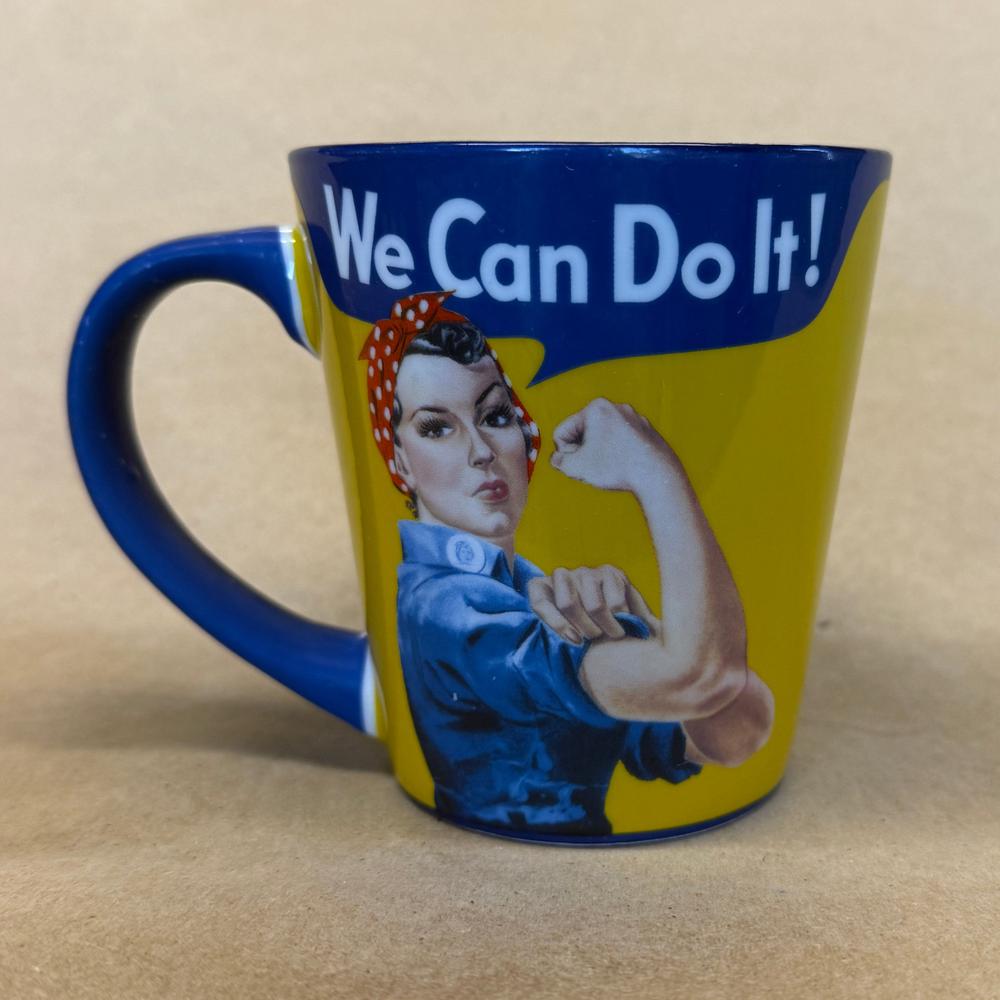 Rosie the Riveter We Can Do It Red Polka Dots Mug